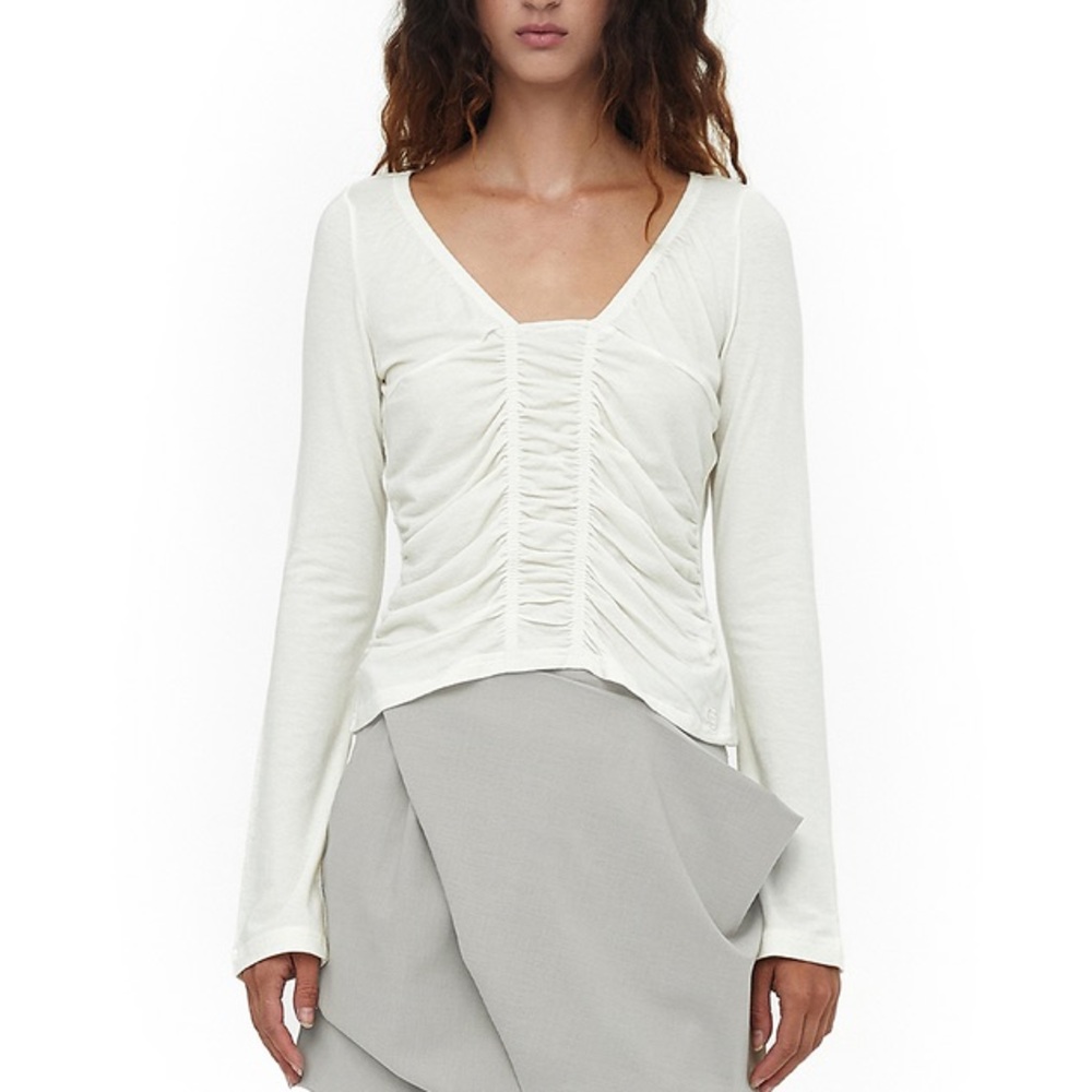 CERRIC Front Shirring Top One Size